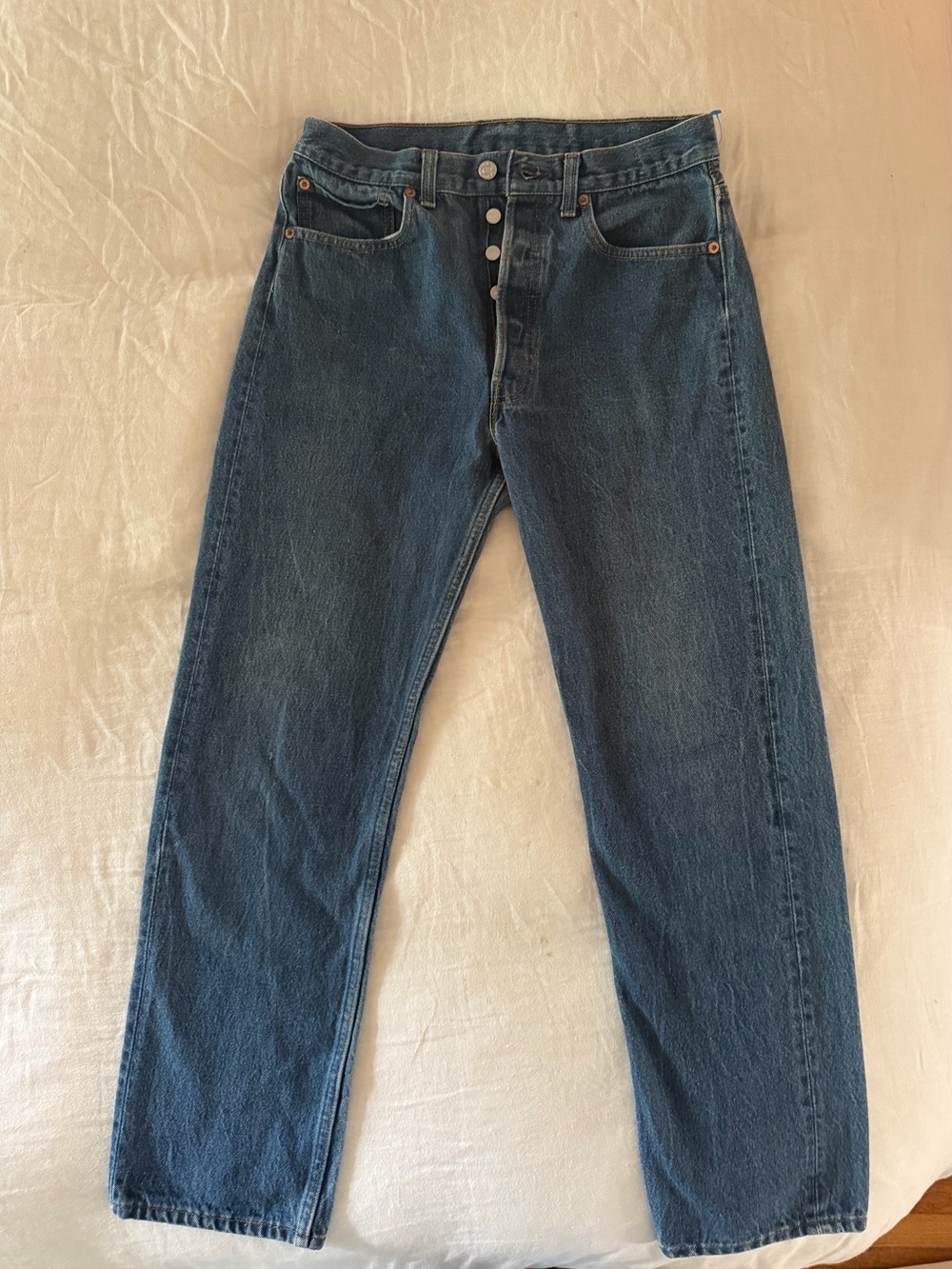 Levi's VINTAGE 80’s American Made Dark Blue Straight Jeans